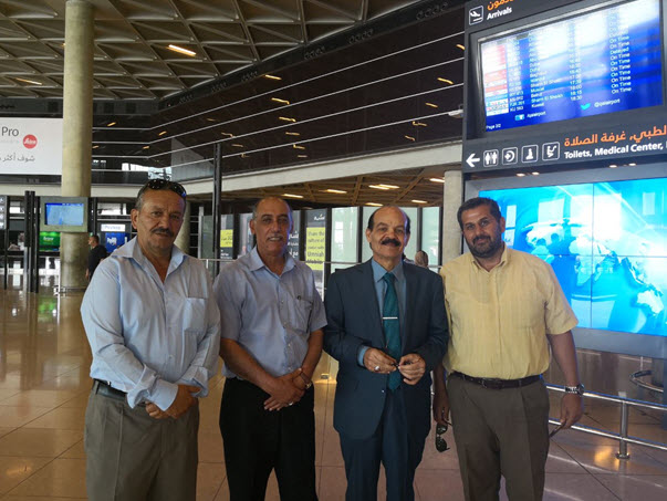 الامين العام للاتحاد العربي للكفاءات الاكاديمية يصل الى عمان  