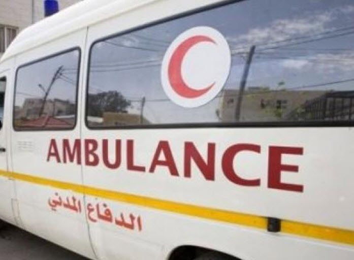 إصابة (5) أشخاص اثر حادث تصادم في محافظة اربد      