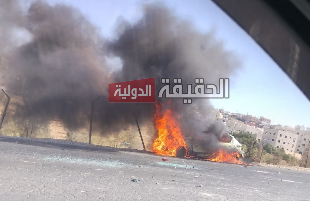مشاجرة وإحراق مركبة في ماركا الشمالية.. والأجهزة الأمنية تتدخل - صور