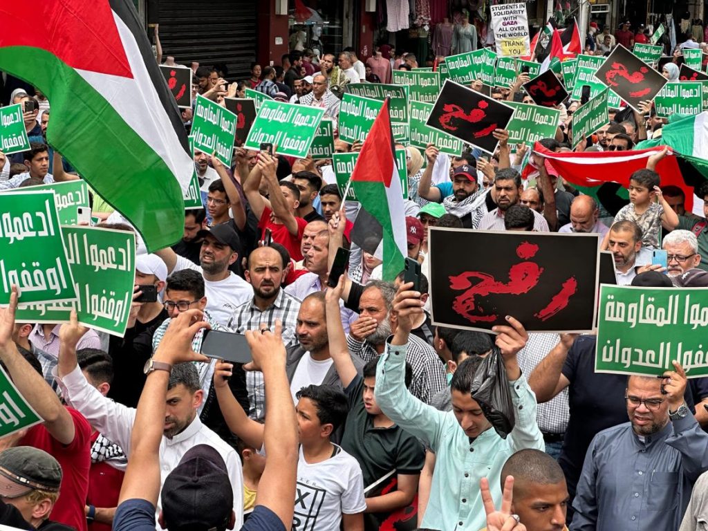 مسيرات في عمان والمحافظات تنديدا ورفضا للعدوان الصهيوني على غزة