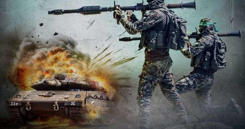 كتائب "القسام" تستهدف دبابتي "ميركافا" شرق مخيم جبالي شمالي القطاع