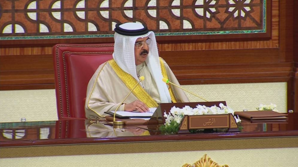 ملك البحرين يدعو إلى عقد مؤتمر دولي للسلام في الشرق الأوسط
