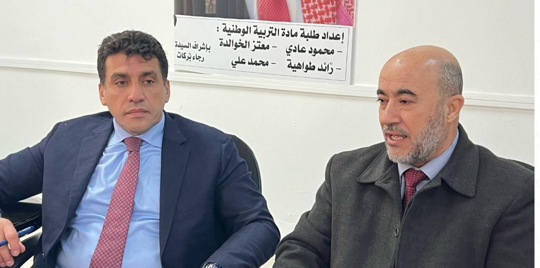 الحوامدة يلتقي عمداء وأعضاء هيئة التدريس في الكليات الإنسانية في جامعة جرش