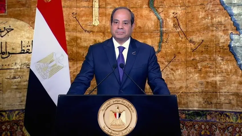 الرئيس المصري: مصر تقف سدا منيعا أمام محاولات تصفية القضية الفلسطينية