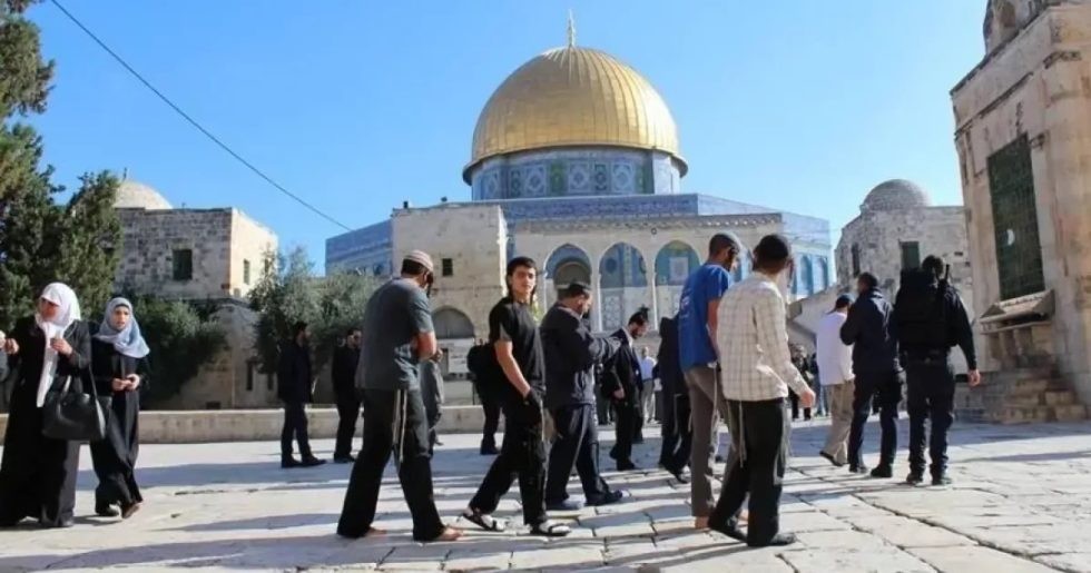 250 مستوطنًا إرهابيًا يقتحمون المسجد الأقصى بحماية قوات الاحتلال