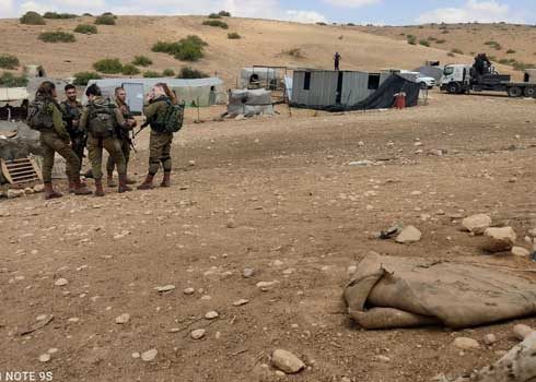 قوات الاحتلال توقف العمل في حديقة قيد الإنشاء شمال نابلس
