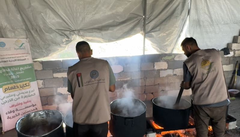"الخيرية الهاشمية" تواصل جهودها لتأمين الغذاء في غزة رغم الأزمة المتفاقمة.. فيديو