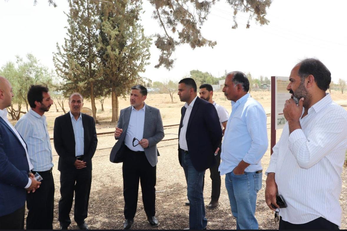 مدير عام "الخط الحجازي" ورئيس بلدية الجيزة يتفقدان أعمال الصيانة في محطة الجيزة