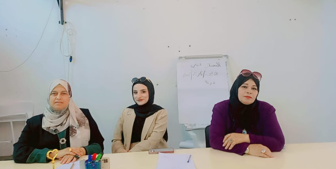معسكر بيئي في مركز شابات بليلا حول التغيرات المناخية
