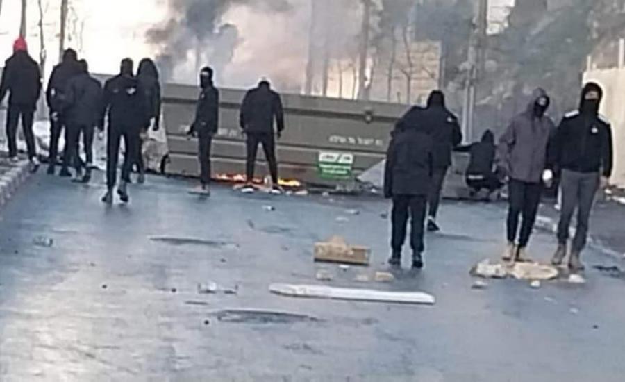 القدس.. اندلاع مواجهات مع الاحتلال في قرية جبل المكبر