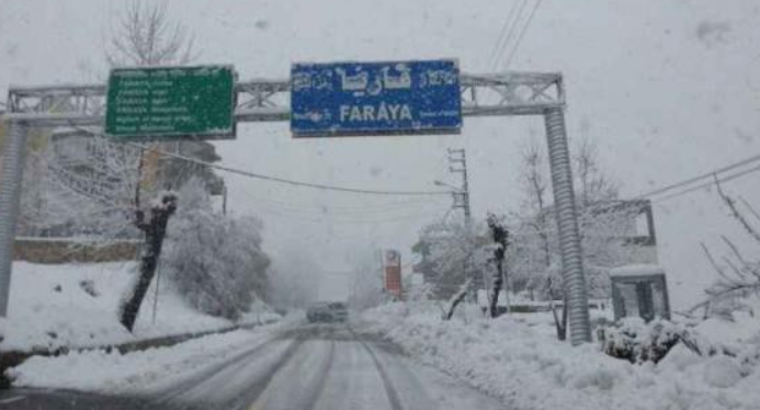 عاصفة ثلجية قطبيّة ورياح شديدة تضرب لبنان