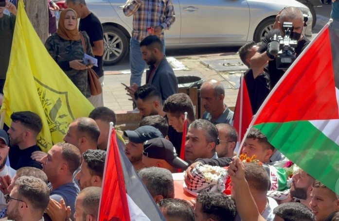 تشييع جثمان الطفل الشهيد محمد التميمي في رام الله