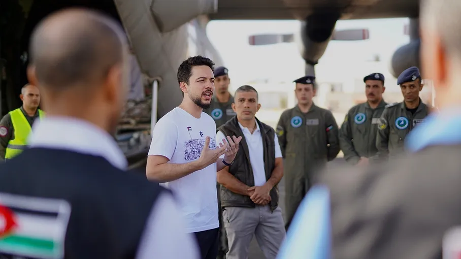 الميثاق الوطني: وصول ولي العهد للعريش أثلج صدور الاردنيين والعرب