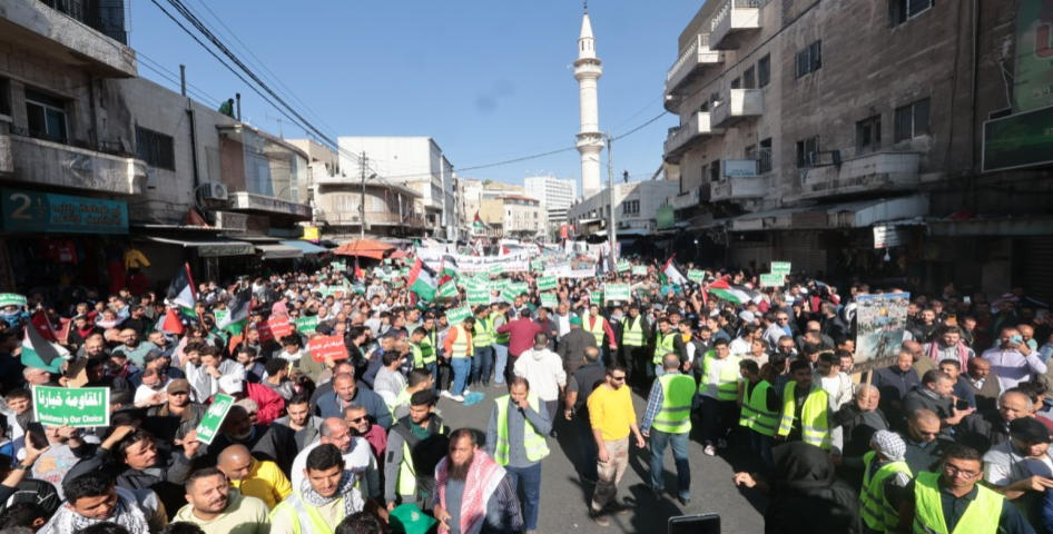 مسيرات تضامنية حاشدة في عمان والمحافظات نصرة لقطاع غزة -فيديو 
