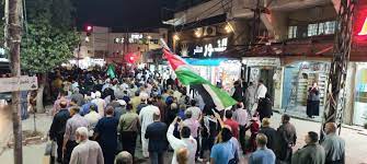 مسيرة في اربد تندد باستئناف العدوان على غزة