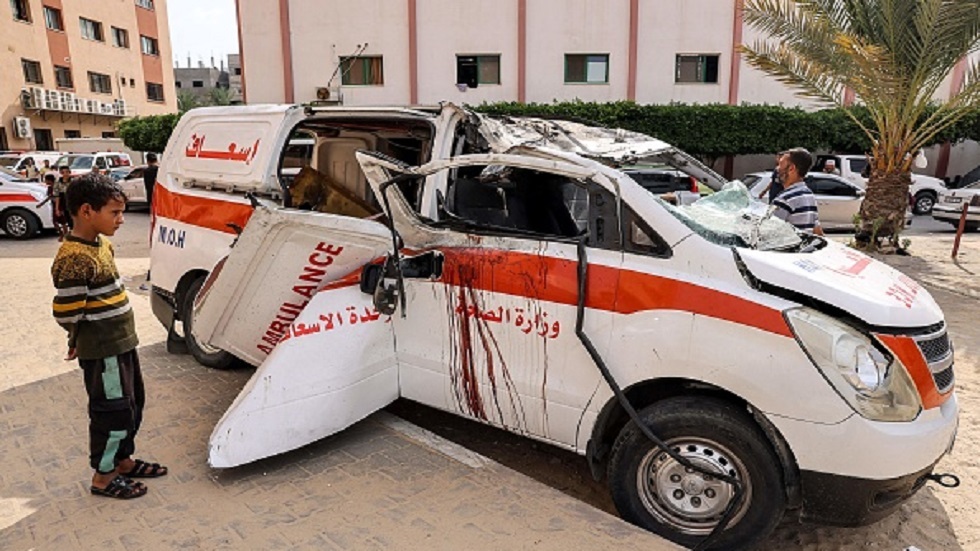 "الهلال الأحمر": 14 شهيدا و14 معتقلا من كوادره منذ بدء العدوان على غزة