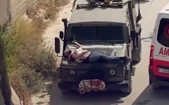 بعد فيديو ربط فلسطيني بمركبة.. اوقح تبرير من جنود صهاينة