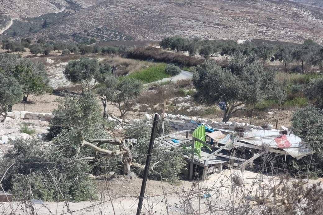 مستعمرون يقتحمون منطقة "عين جريوت" في بيتونيا