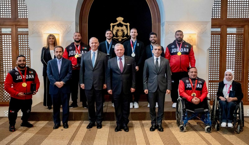 الملك يكرم لاعبين أردنيين حصلوا على ميداليات بمنافسات أولمبية وبارالمبية.. اسماء