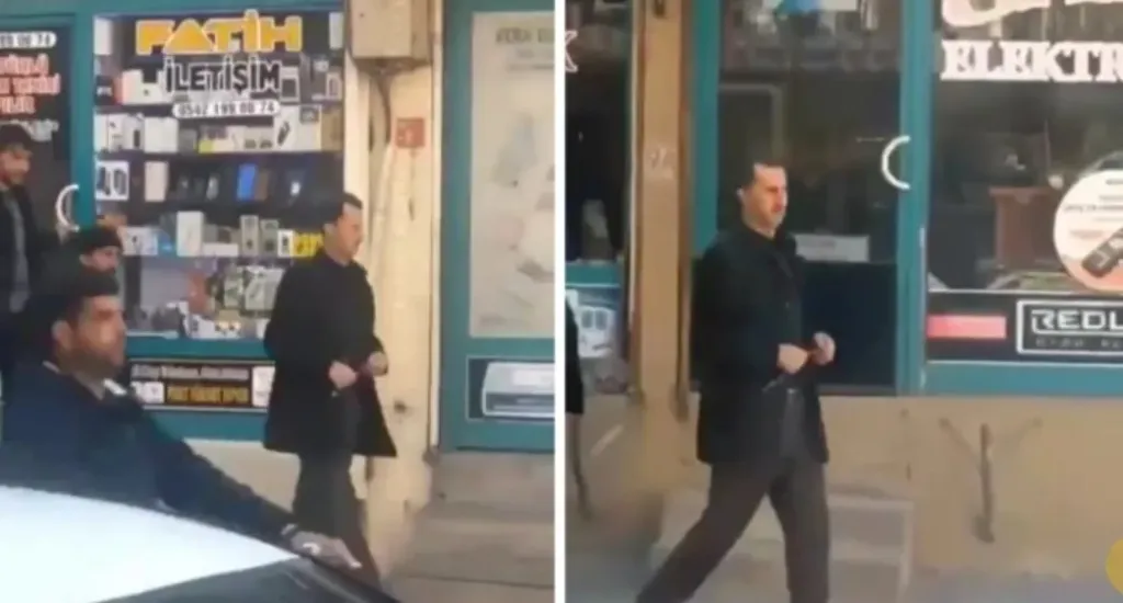 فيديو يثير الجدل.. شبيه بشار الأسد يظهر في تركيا