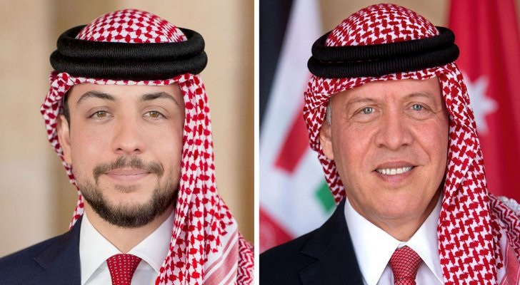 الملك وولي العهد يتلقيان برقيات بالذكرى السابعة والخمسين لمعركة الكرامة