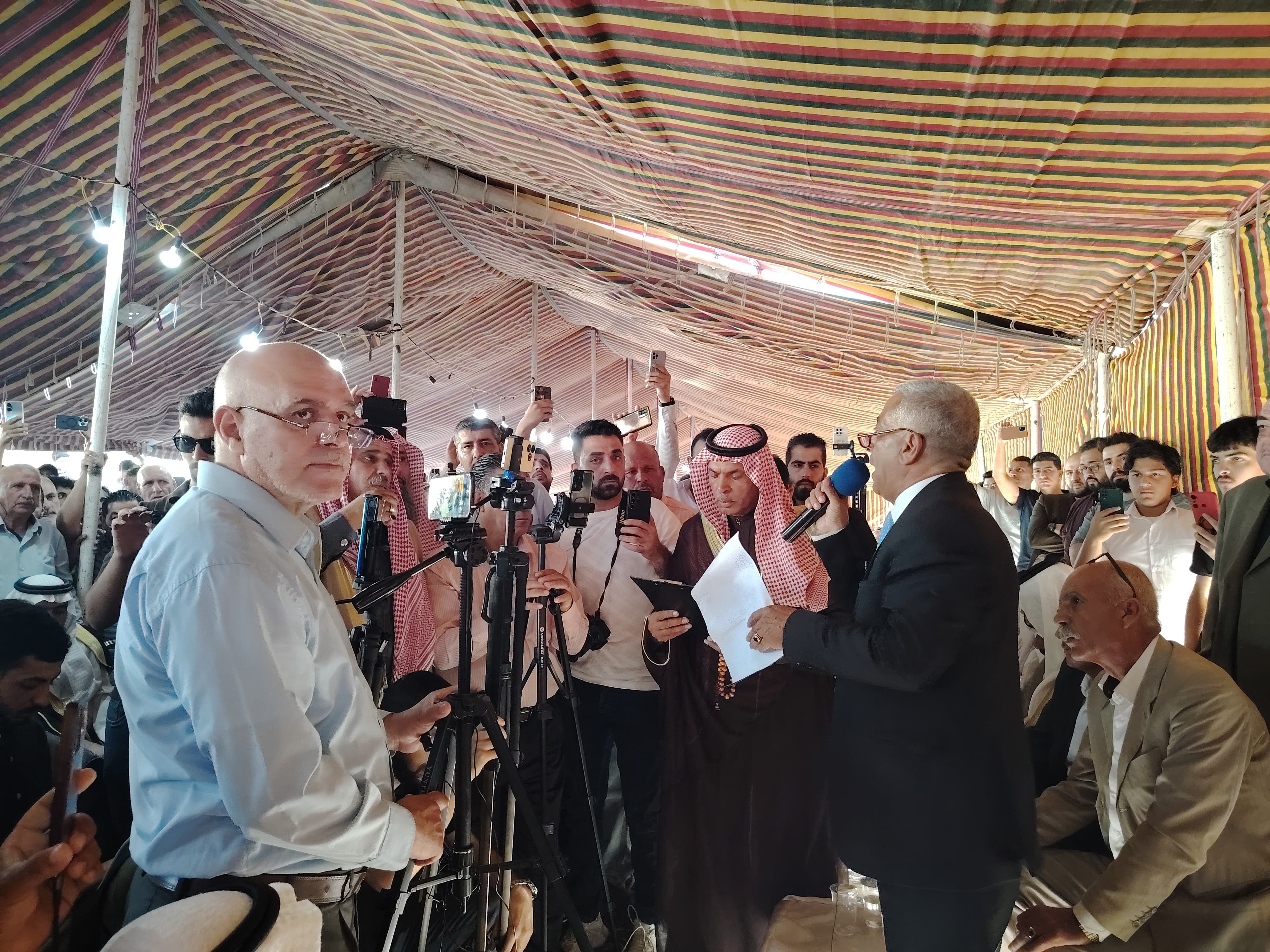 عطوة اعتراف بمقتل الشاب الفالوجي ومطالبات بإعدام القاتل - فيديو