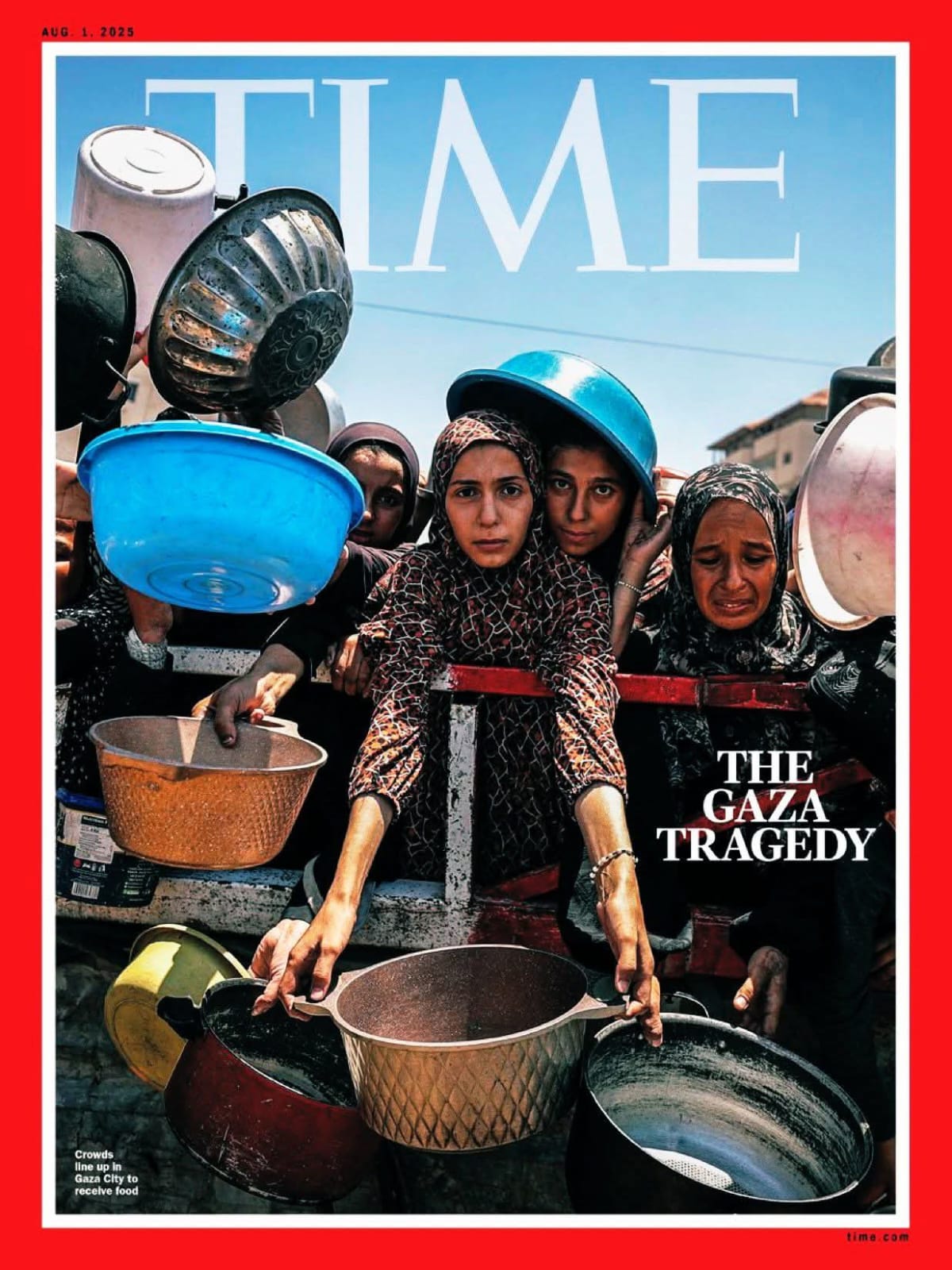 غلاف مجلة TIME: مأساة غـزة
