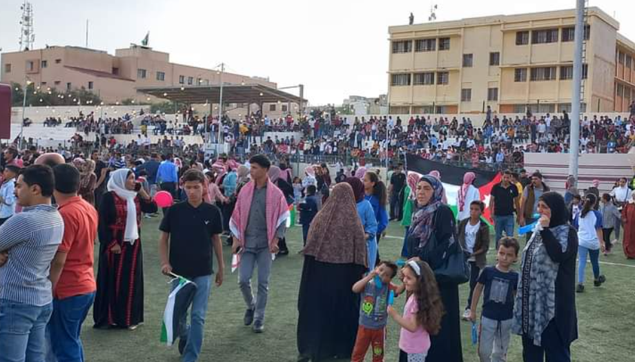 مادبا تحتفل بمناسبة زفاف سمو ولي العهد