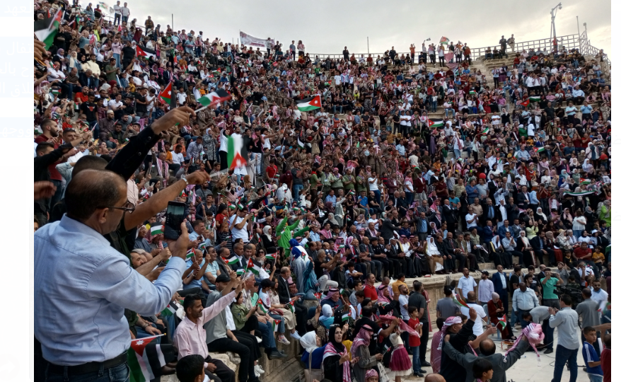  جرش.. احتفال بحضور لافت بمناسبة زفاف سمو ولي العهد