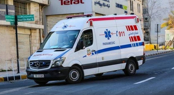 تصادم 3 مركبات في أم أذينة بالعاصمة عمّان