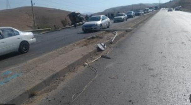 وفاة و4 اصابات بتدهور مركبة على طريق العدسية باتجاه البحر الميت