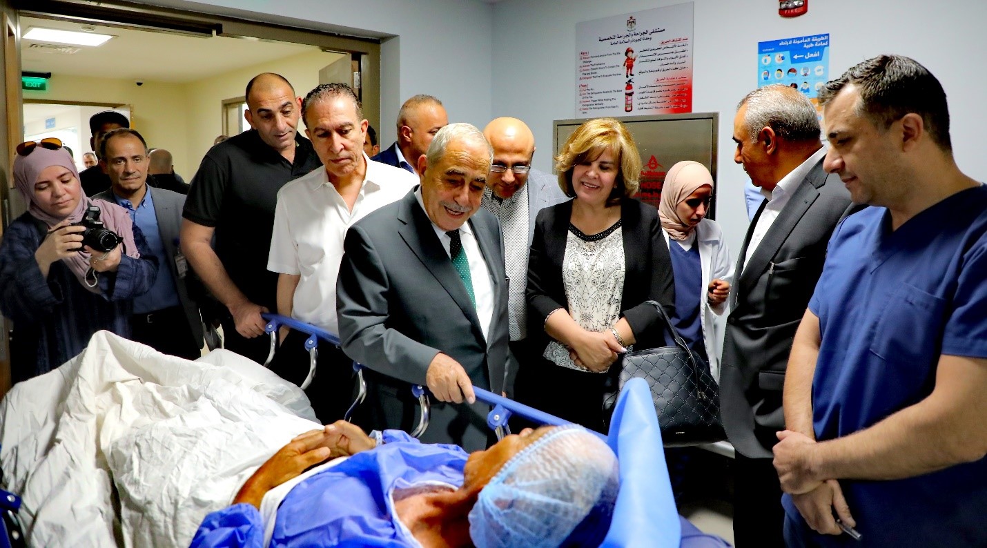 لجنة الصحة في الأعيان تزور مستشفى البشير