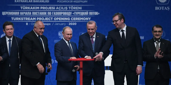تركيا تستبعد إقامة منصة لتوزيع الغاز مع روسيا