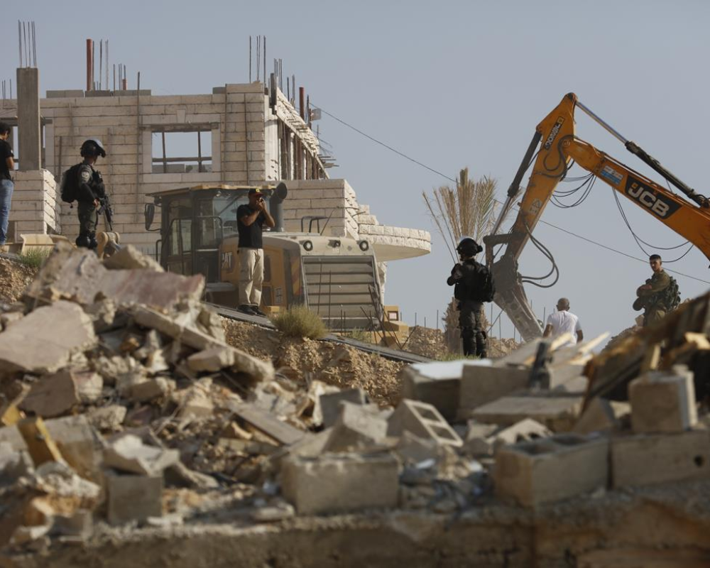 الاحتلال يهدم منزلا قيد الإنشاء شمال أريحا