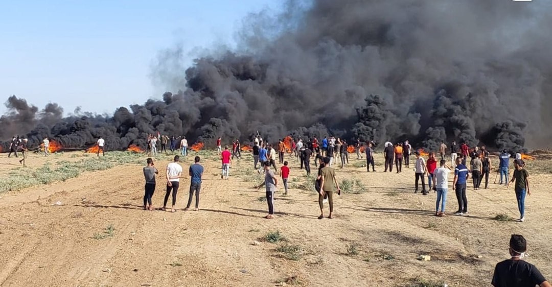 شهيد وإصابات خلال قمع الاحتلال الصهيوني تظاهرات قرب حدود غزة
