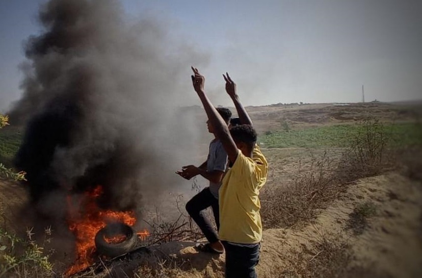 إصابات بالرصاص والغاز بمظاهرات غاضبة على السياج الأمني شرقي القطاع نصرة للأقصى