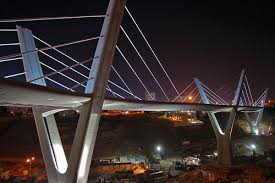 امانة عمّان: نظام الانارة في جسر عبدون المعلق يخضع للصيانة والتحديث