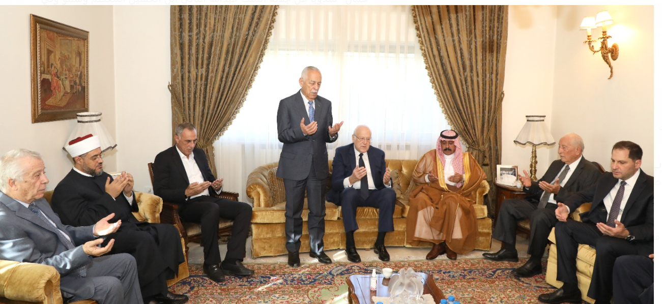 مندوبا عن جلالة الملك .. العيسوي يعزي ال بدير وال ميقاتي