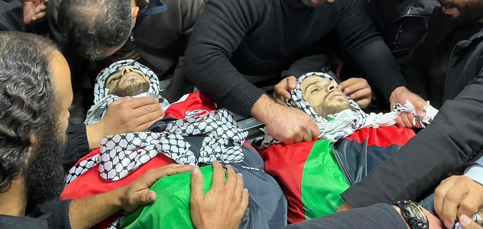 تشييع جثماني الشهيدين دغرة والأسمر إلى مثواهما الأخير في رام الله