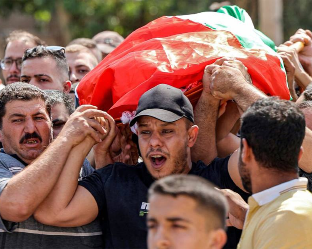 تشييع جثماني شهيدين في طوباس