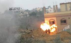 "القسام" تفجر منزلا مفخخا بمجموعة من قوات الاحتلال جنوب قطاع غزة
