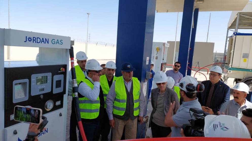 افتتاح محطة الغاز الطبيعي المضغوط في الريشة لتزويد الصناعات بالغاز