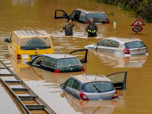 فيضانات لم يشهد لها مثيل خلال قرن جنوب غرب ألمانيا
