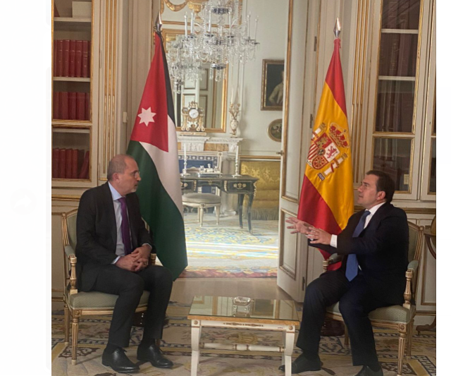 الصفدي يشدد على أهمية اعتراف إسبانيا بالدولة الفلسطينية