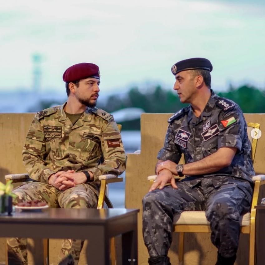 ولي العهد: خلال مشاركتي رفاق السلاح مأدبة إفطار في العقبة