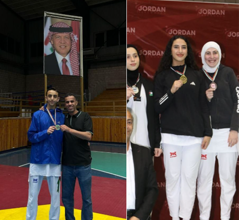 أحمد و مسير الدهامشة يفوزان بذهبية المنتخب الاردني للتايكواندو 