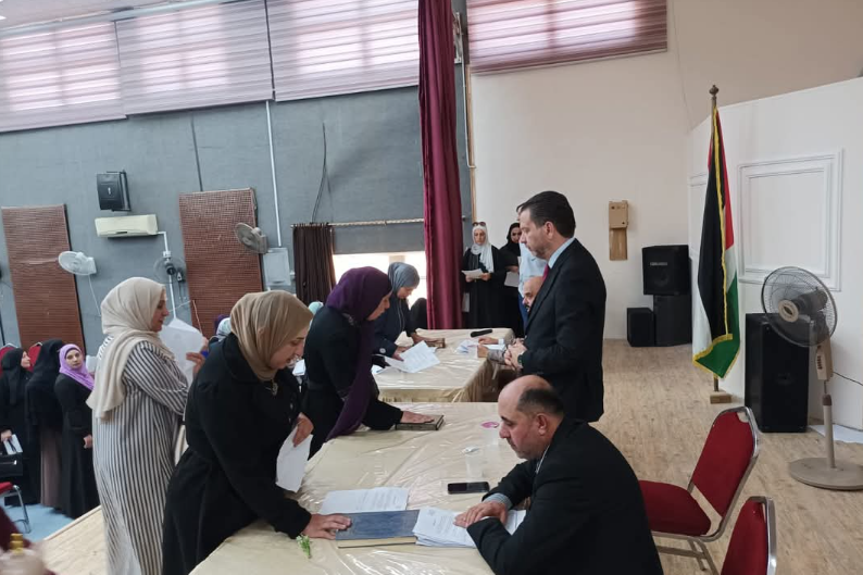 جرش .. مراقبو التوجيهي يؤدون القسم