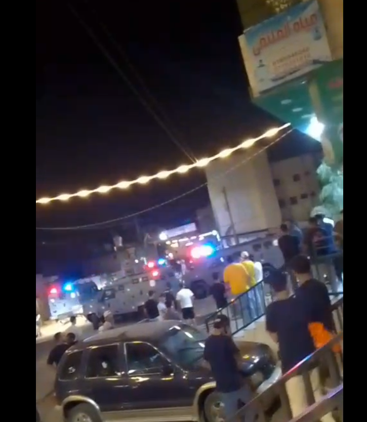 الامن يفض مسيرة داعمة لغزة في مخيم  مادبا - فيديو