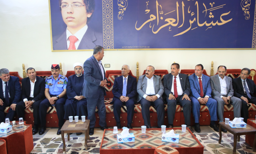 مندوبا عن الملك وولي العهد...العيسوي يعزي الشرايري والعزام والناصر والزبون