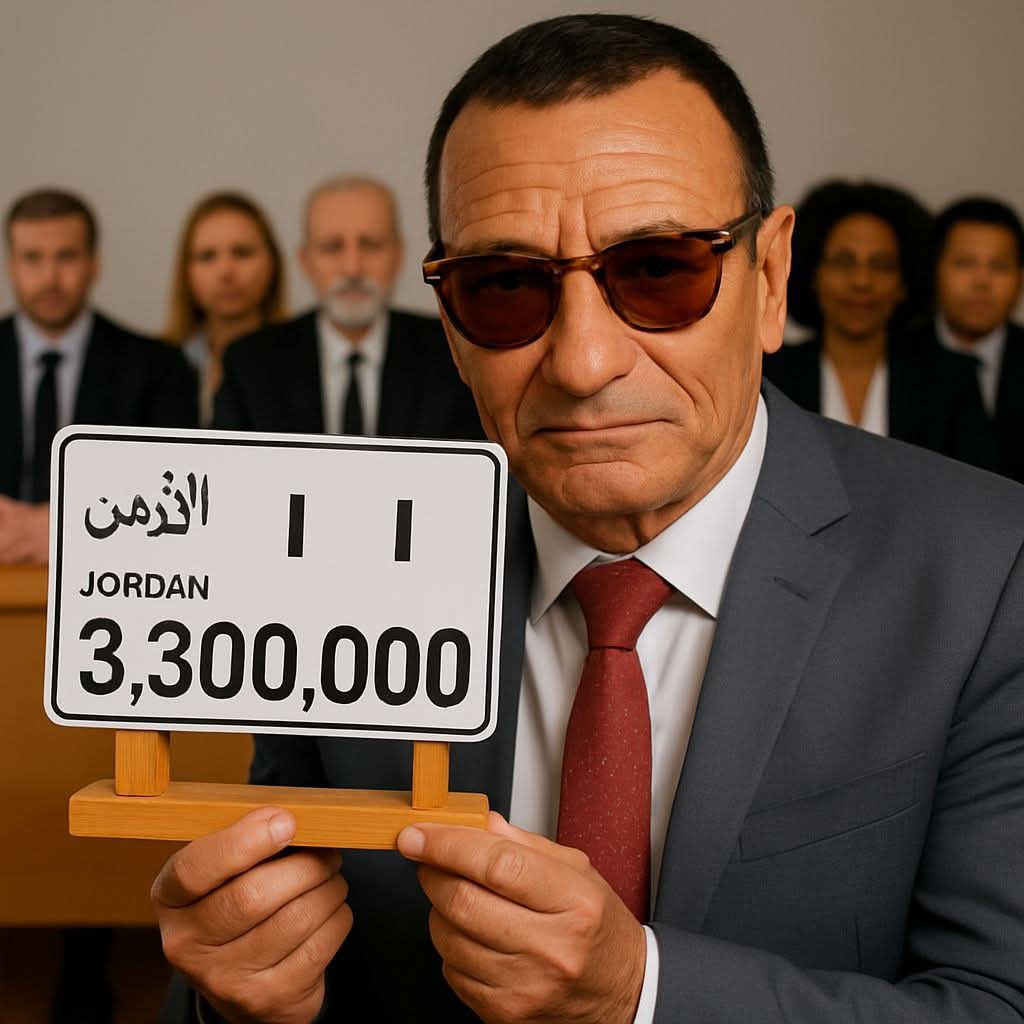 "برد الشفا" يدخل المزاد على رقم المركبة (1-1) بمبلغ 3.3 مليون دينار 